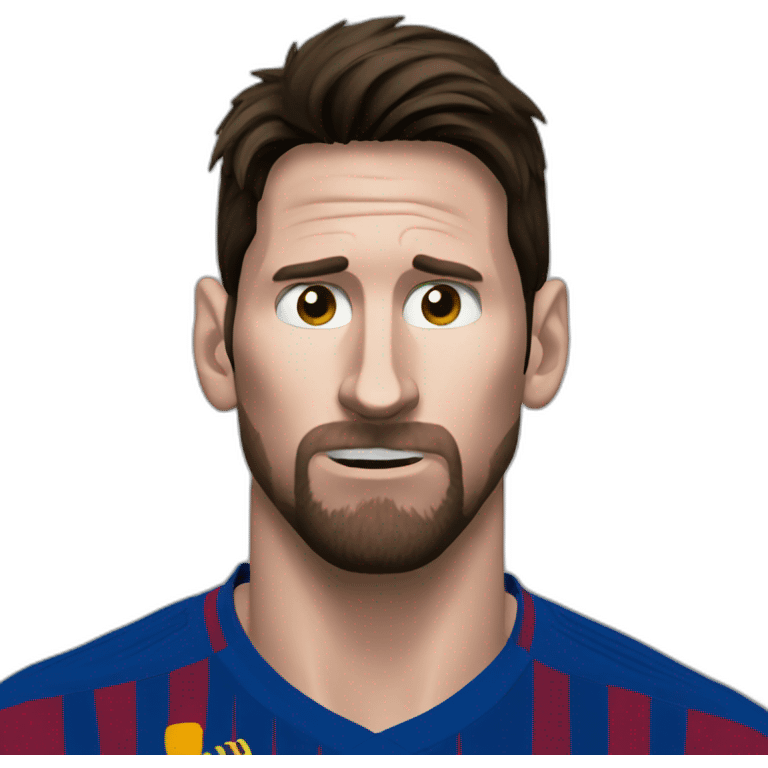 messi llorando emoji