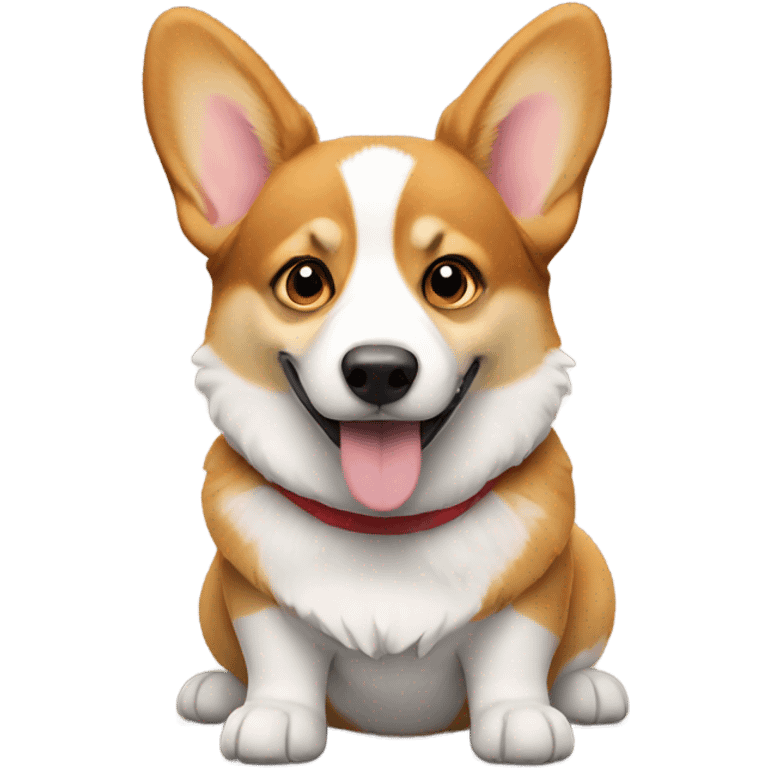 New year emoji with a corgi emoji