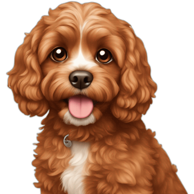 red cavapoo emoji