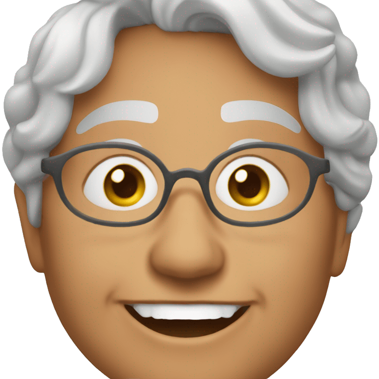 Abuela sonriendo emoji