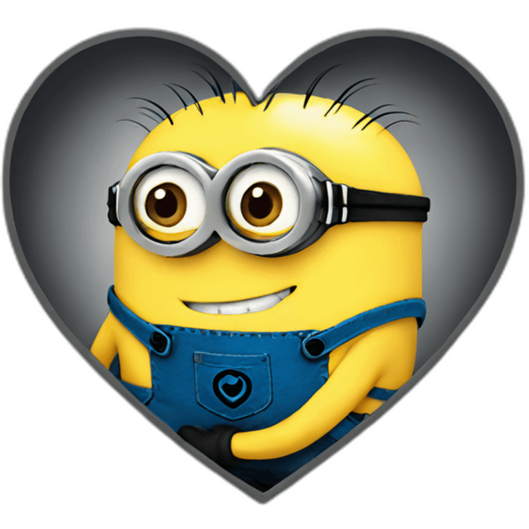 Minion heart emoji