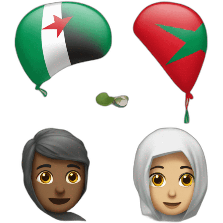 Palestine et turquie emoji