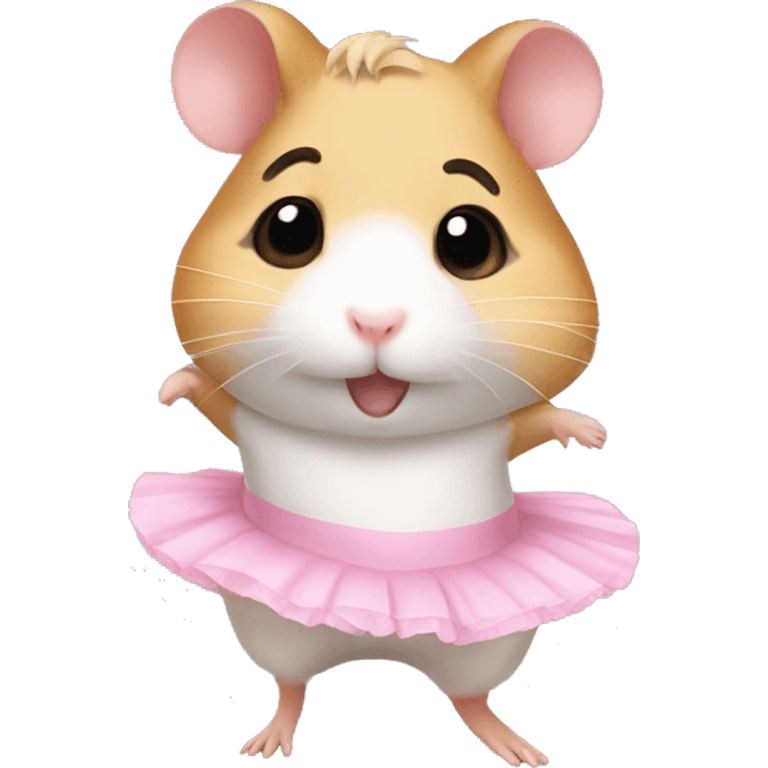 ballerina hamster  emoji