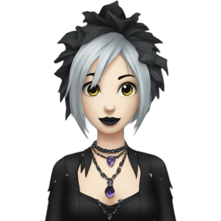 goth jewelry emoji