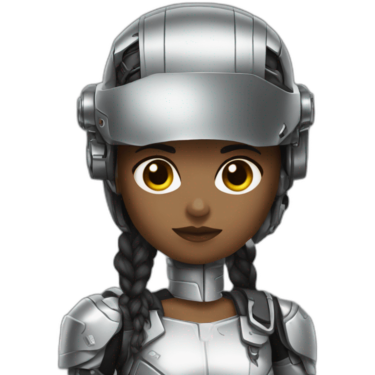 Girl terminator emoji