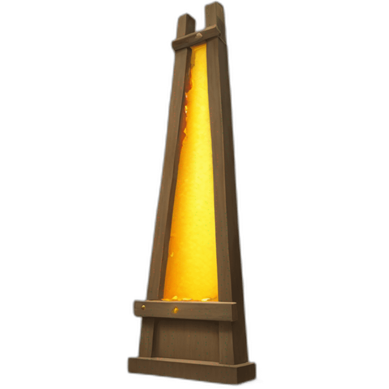 The Sun in a guillotine emoji