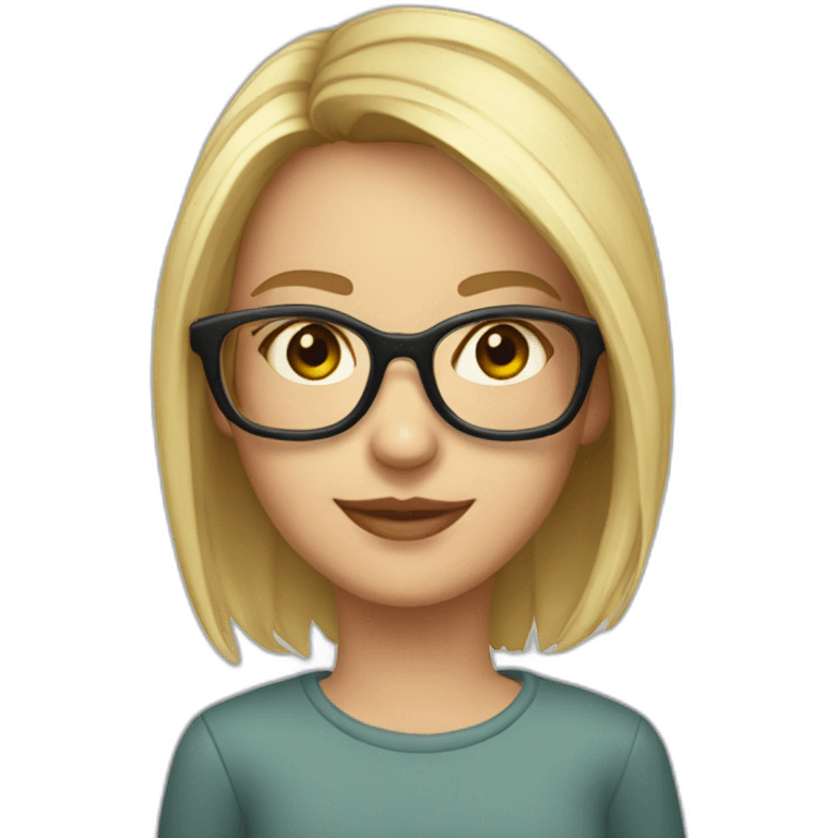 darya skrobko in glasses emoji