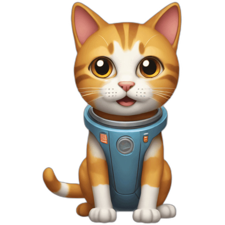 Rocket cat emoji