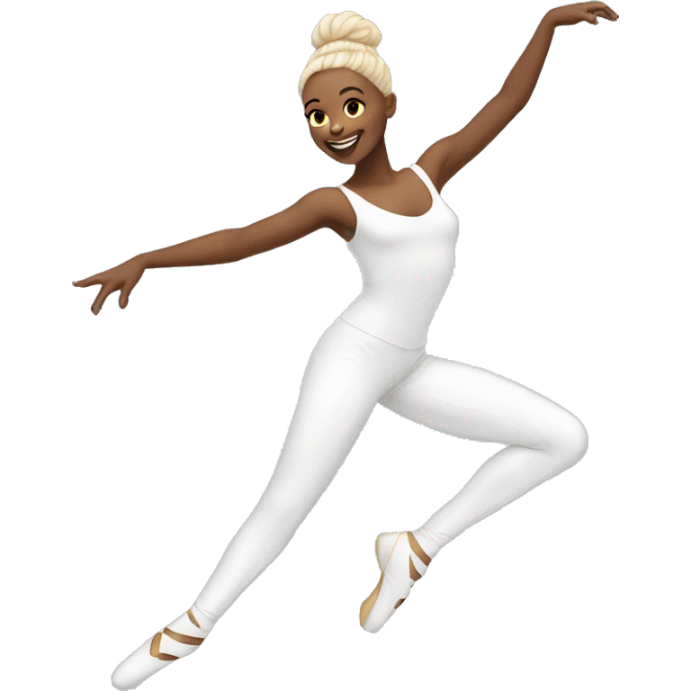 white dancer emoji