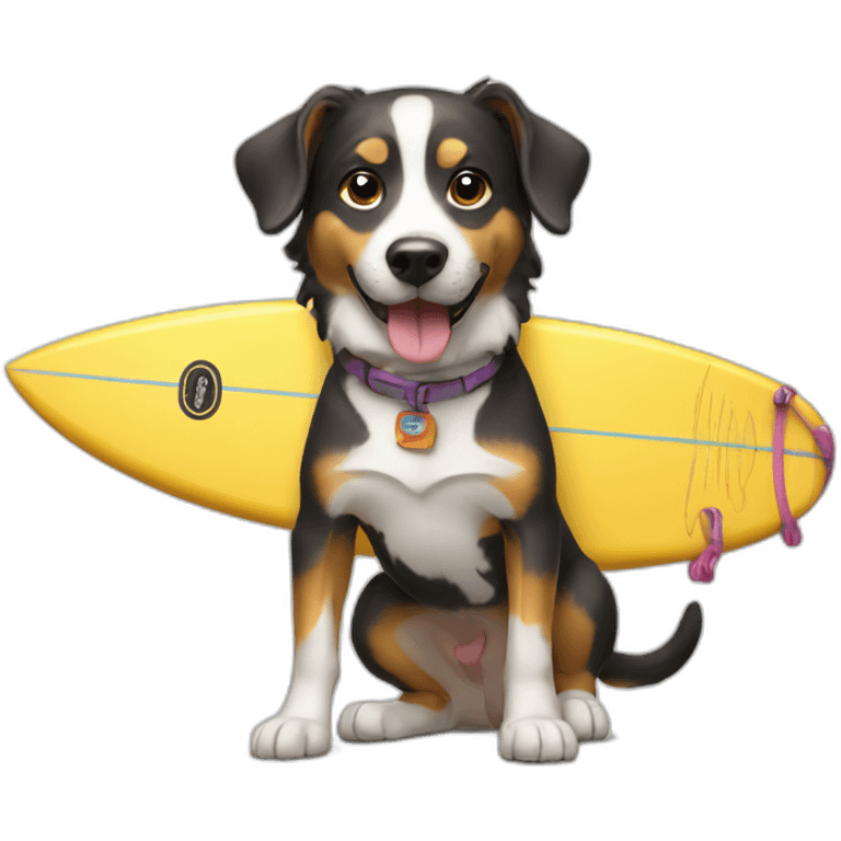 Surf dog emoji