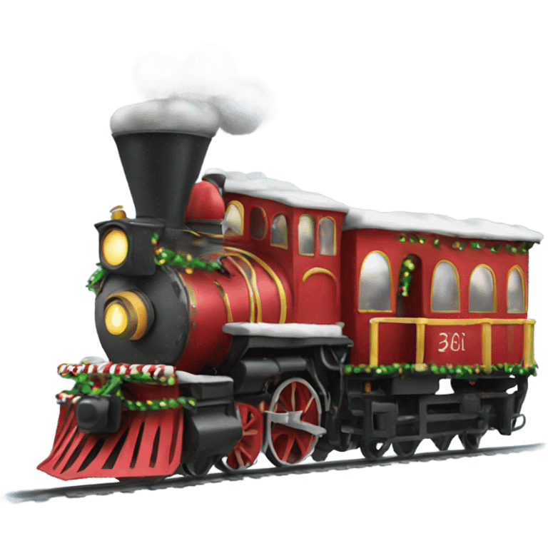 holiday train emoji