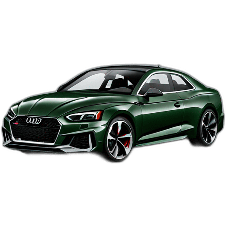 Audi rs5 black emoji