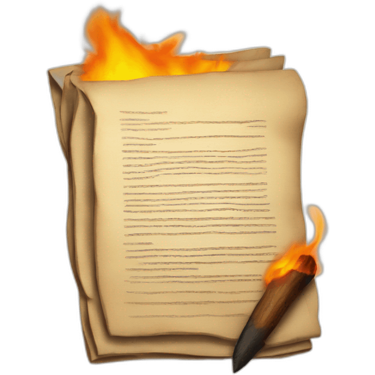 burned contract emoji