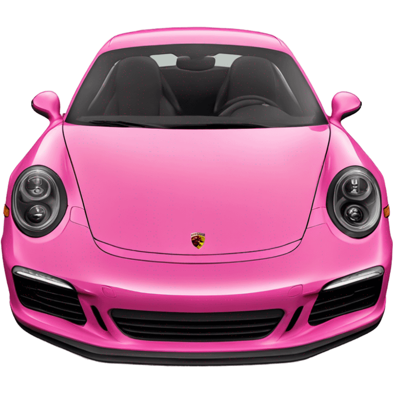 New porsche 911 pink emoji