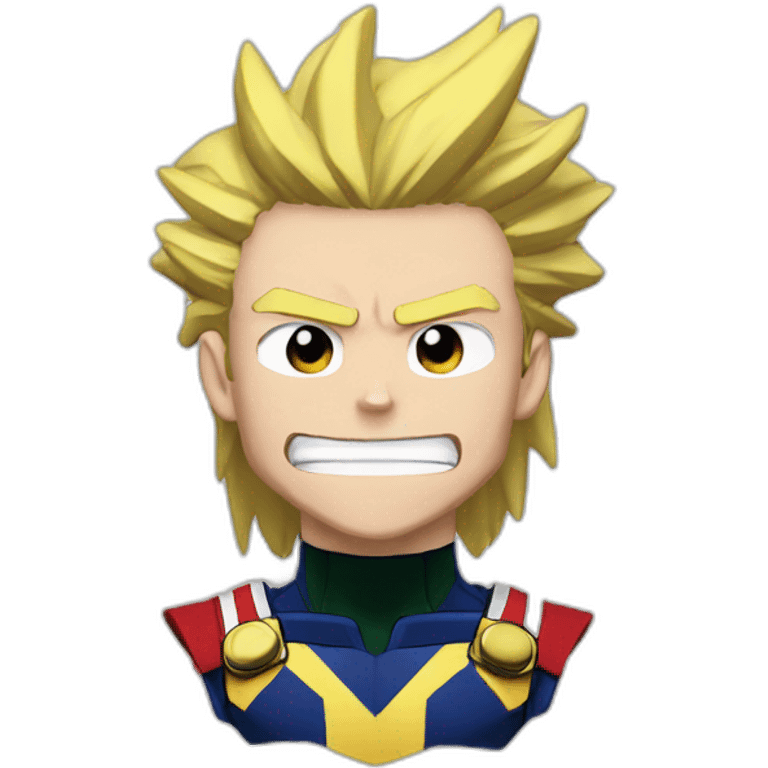 All might my hero academia motivated emoji