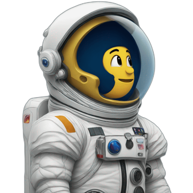 Spaceman kiss emoji