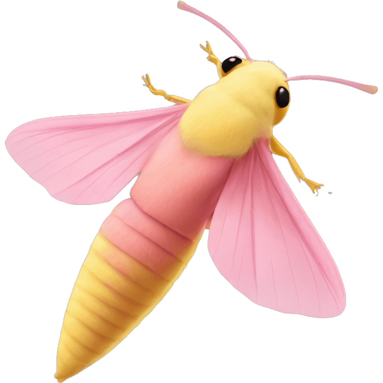 rosy maple moth emoji