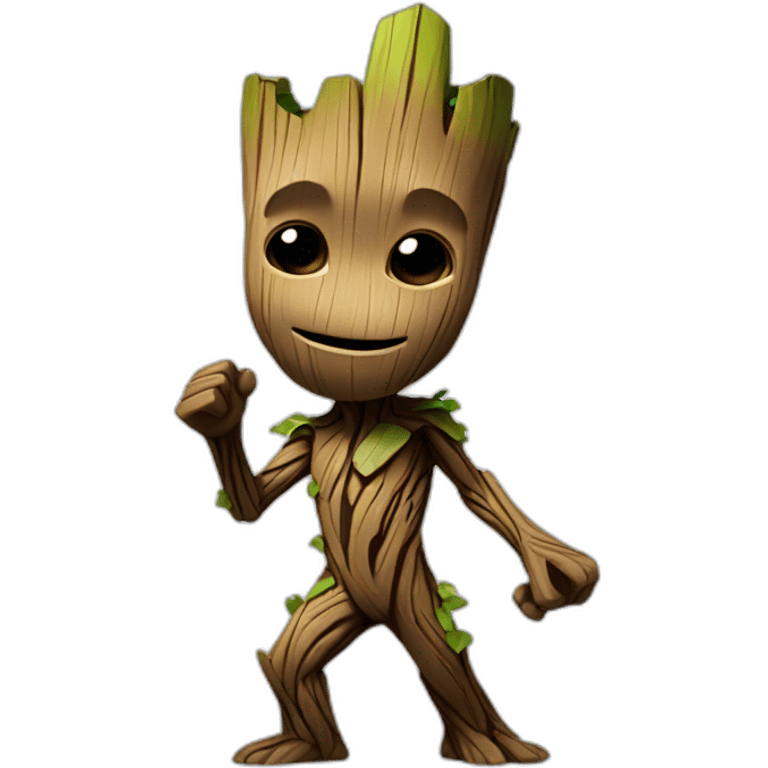 groot dabing emoji