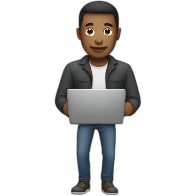 Man with laptop emoji