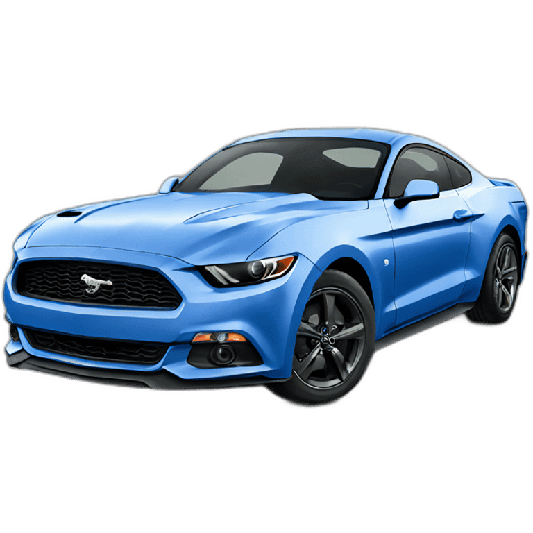 Blue mustang ecoboost emoji