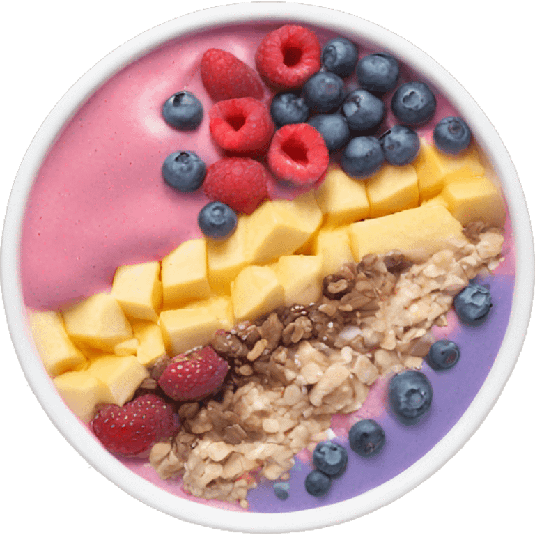 Smoothie bowl emoji