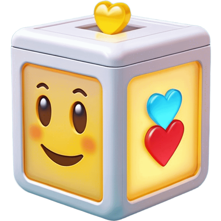 Clash of Clans aesthetic: Cinematic Playful Pixel 3D Health Box Portrait Emoji, rendered in a 3D vector-style similar to standard emojis with minimal shading and bold, simplified shapes. A compact, distinct form with signature details, softly glowing with a pixelated adventure charm. Simplified yet unmistakably iconic, highly detailed and consistent, glowing with a soft radiance and high shine. Stylized with a touch of classic pixel-art charm and a soft glowing outline, capturing the essence of a beloved gaming relic with a friendly, playful manner! emoji