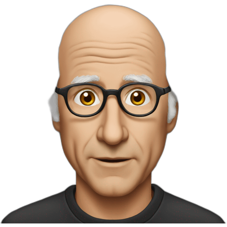 Larry David realistic emoji