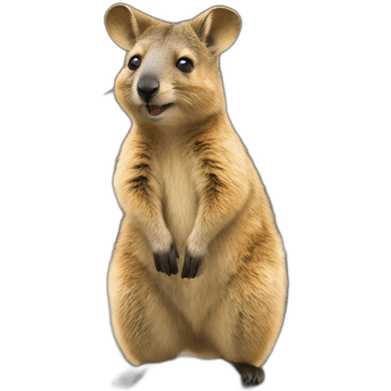 quokka wallaby　train emoji