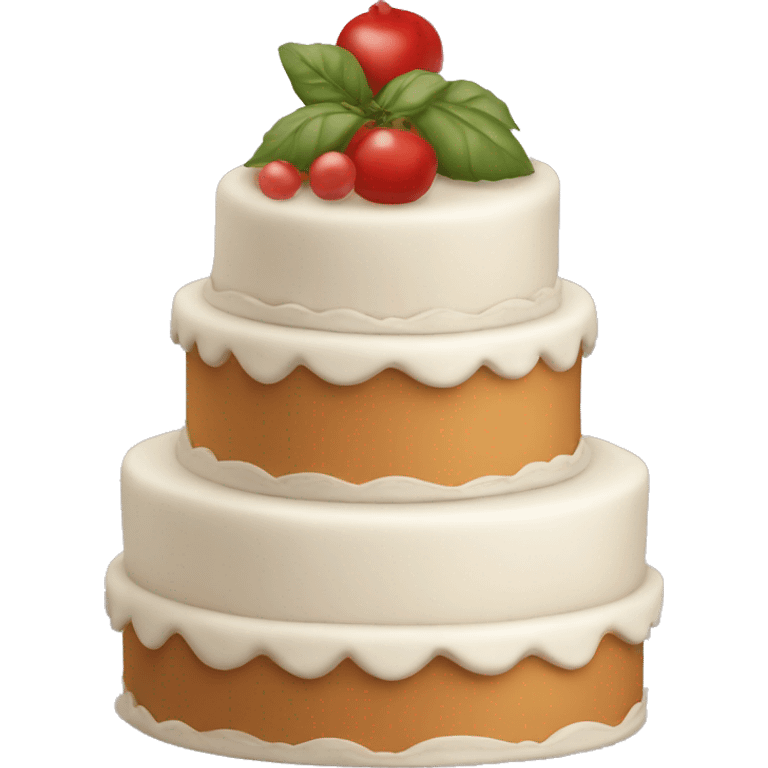 Italian wedding cake emoji