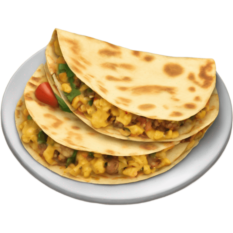 Quesadillas dinner emoji