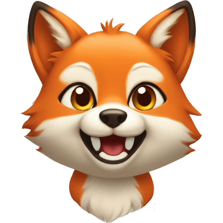 Cute fox emoji