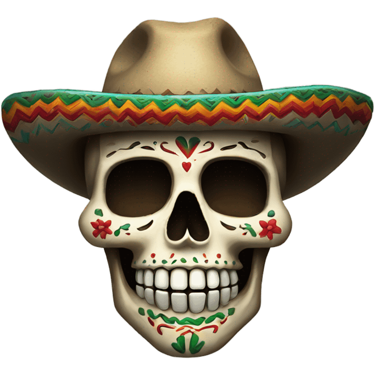 mexican skull emoji