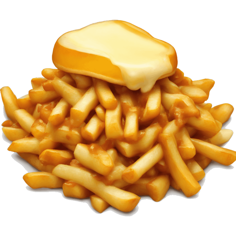 Poutine qui mange du poutine emoji