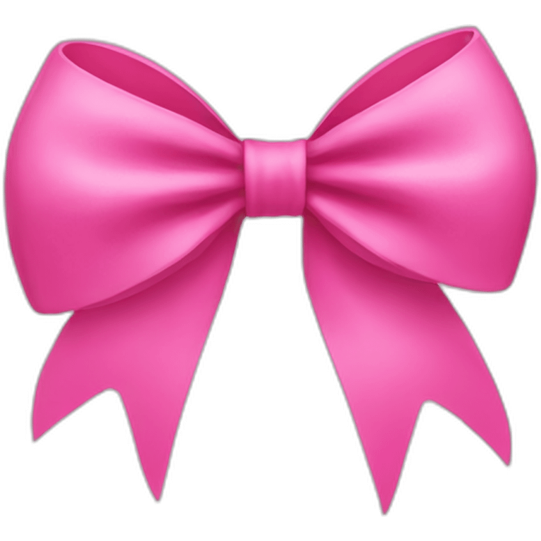 pink bow emoji