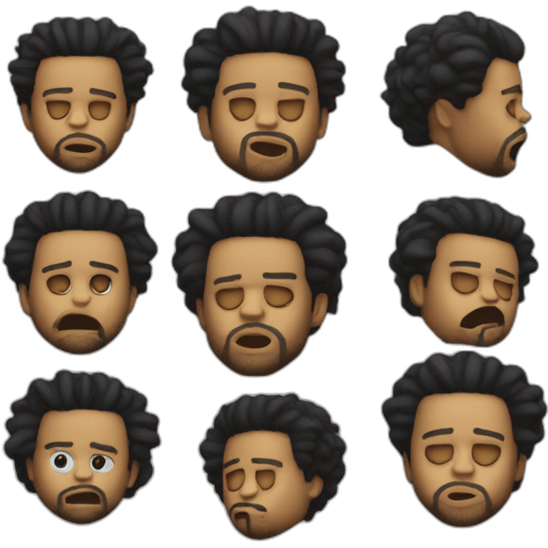 The weeknd qui dort emoji