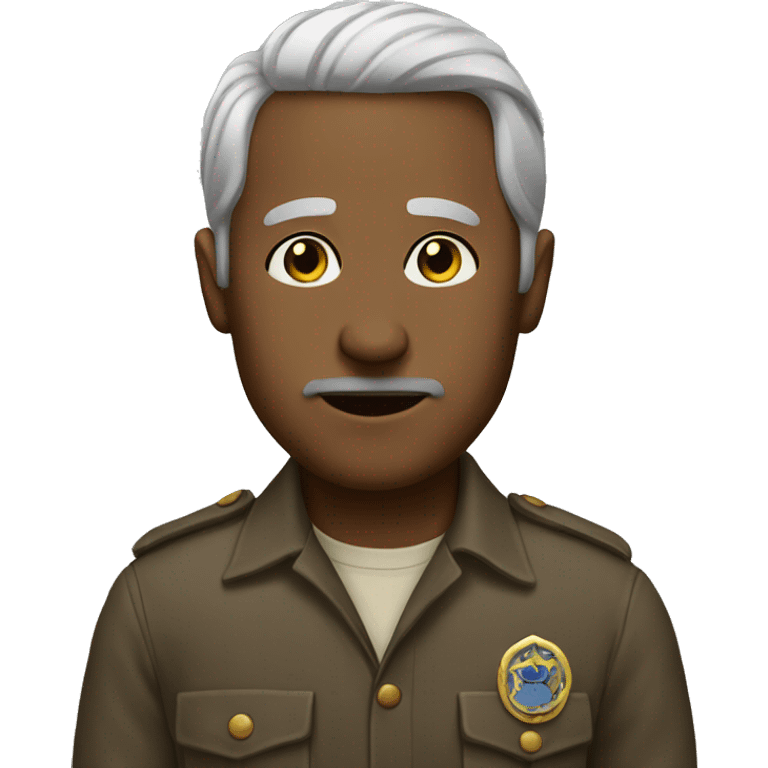 Courageous man emoji