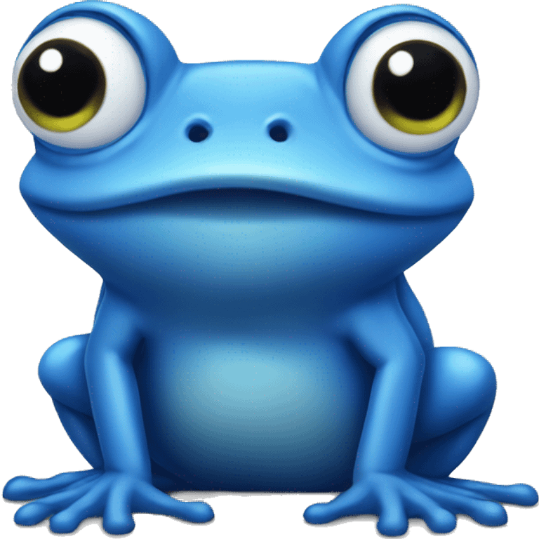 BLUE FROG emoji