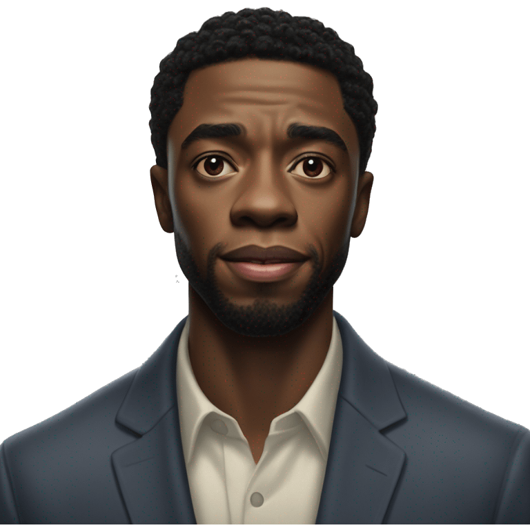 chadwick boseman in real life emoji