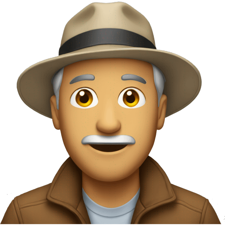 Man with hat on emoji