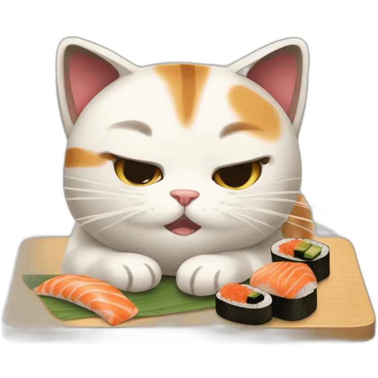 Cat sushis emoji