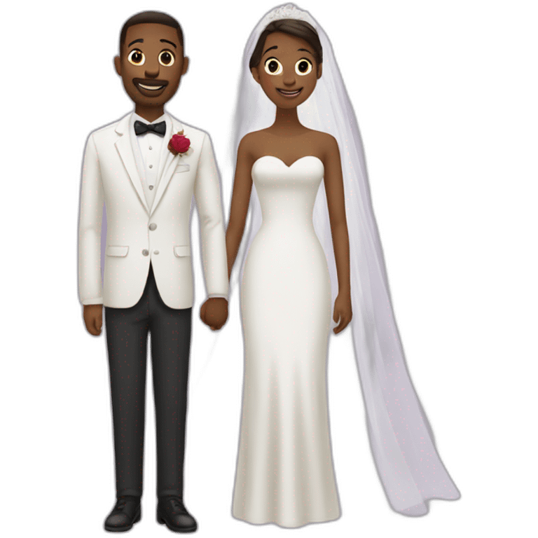 two people in love marrying emoji