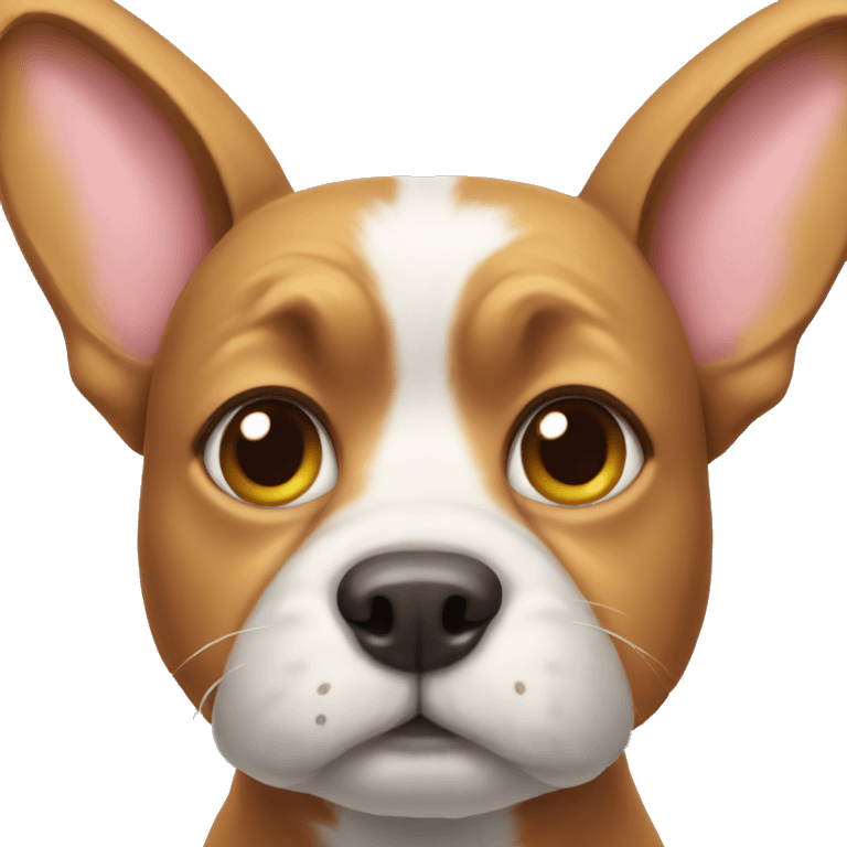 dog with bunny ears emoji