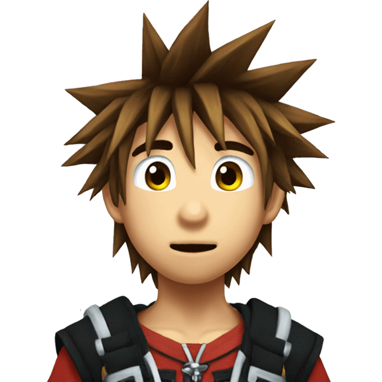 Sora from kingdom hearts  emoji