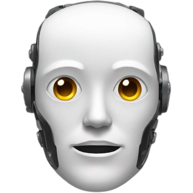 robotic face emoji