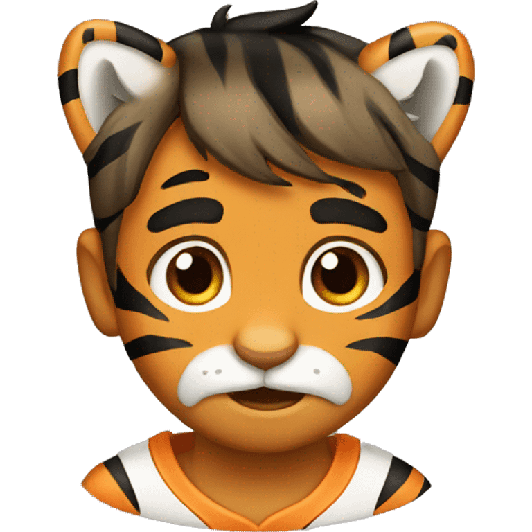 Boy tiger  emoji