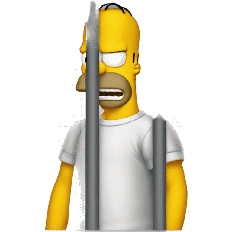 homer in jail emoji