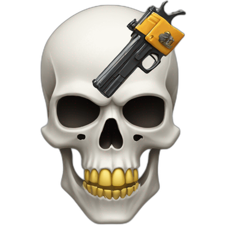 Skull-guns emoji