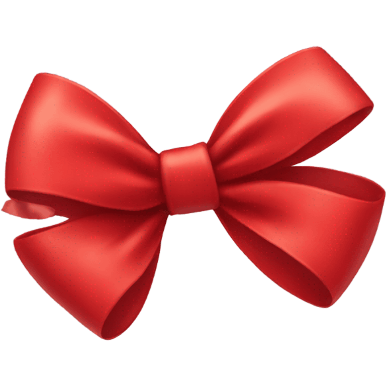 Cute red bow  emoji