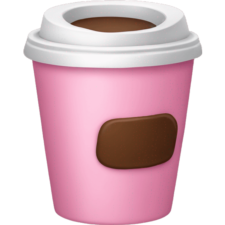 coffee shop pink  emoji