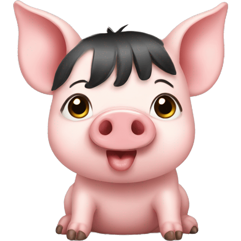 Cute pig emoji